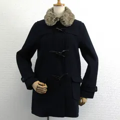 取り外し可能ファー付き【BACK NUMBER】(バックナンバー)ダッフルコート Lサイズ