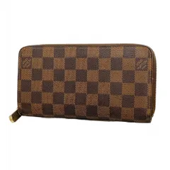 ルイ・ヴィトン(Louis Vuitton) ルイ・ヴィトン 長財布 ダミエ ジッピーウォレット N60015 エベヌメンズ レディース  P2401801