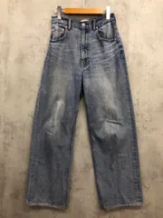 AZUL BY MOUSSY アズールバイマウジー 250GAS11-004K HIGH WAIST DENIM WIDE Ⅳ デニムパンツ sizeM/ライトブルー ■■ レディース