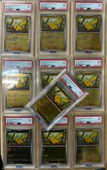 PSA9 10枚/ピカチュウ モンスターボールミラー sv2a 025/165 c /モンボ PIKACHU モンスターボール 6連番 3連番/ポケカ ポケモンカード/検索 PSA10