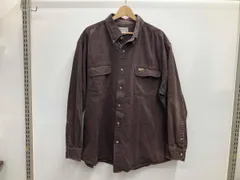 carhartt カーハート ワークシャツ シャツジャケット 00s 古着 ブラウン XLサイズ