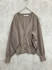 JOURNAL STANDARD relume ジャーナルスタンダードレリューム 2080462812020 シアーV カーディガン sizeF/グレー系 ■■ レディース