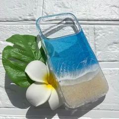 【maaaa様専用ページ】iPhone17proケース/海/マイカパウダー/携帯ケース