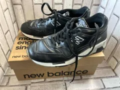 newbalance ニューバランス スニーカー  M1500BK 英国製 レザーブラック サイズ26.5cm スポーツ