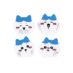 新品未使用 ちいかわ 4個セットアクリルバッジ（ピースなハチワレ） 管理番号：1535-561