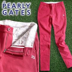 美品】PEARLY GATES 総柄ボタニカルパンツ 花柄 ピンク ゴルフ6 - メルカリ