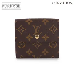 未使用 展示品 ルイ ヴィトン LOUIS VUITTON モノグラム ポルトモネ ビエ カルトクレディ Wホック 三つ折り 財布 M61652 90313082