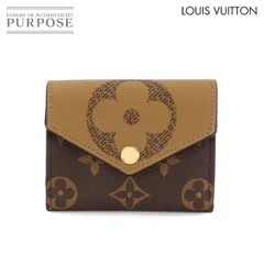 未使用 展示品 ルイ ヴィトン LOUIS VUITTON モノグラム ジャイアント リバース ポルトフォイユ ゾエ 三つ折り 財布 M80725 90314469