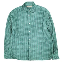 QUATTROCCHI クアトロッキ 25SS ミニチェック セミワイドカラーシャツ 23-11-0350-534 M Green 長袖 International Gallery BEAMS トップス g25708