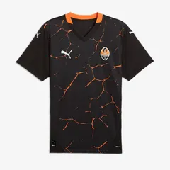 【送料無料・匿名配送】Puma プーマ シャフタール・ドネツク 24/25 公式 アウェイ シャツ 黒 新品 正規品 日本未発売 スポンサーなし