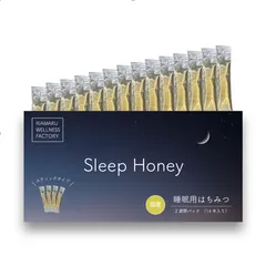 睡眠用はちみつ［Sleep Honey（スリープハニー）］/国産スティックはちみつ/2週間パック（5g×14本）/純粋蜂蜜（アカシア）のサムネイル