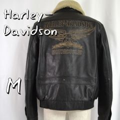 ☆【極美品】Harley-Davidson シングルレザージャケット 背面ロゴ
