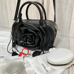【 STAND OIL 】rose stereo bag スタンドオイル ショルダーバッグ　ブラック　ローズ　花　チェーン付き