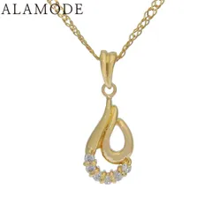 D0.09 ダイヤモンド ネックレス イエローゴールド K18YG 3.2g ネックレス アクセサリー ジュエリー 雫 ドロップ ゴールド金 レディース 40802164871【中古】【アラモード】