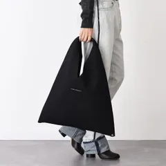 MM6 MAISON MARGIELA エムエムシックス メゾン マルジェラ バッグ Japanense ジャパニーズ メッシュ トートバッグ S54WD0039 P6414 レディース  ユニセックス ブラック ハンドバッグ トライアングル ロゴのサムネイル