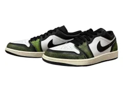 NIKE (ナイキ) AIR JORDAN 1 LOW SE エアジョーダン 1 ロー エスイー ローカットスニーカー DN3705-003 27cm US9 ブラック×グリーン×ホワイト メンズ/078
