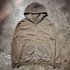 A17541 美品 we11done ファージップアップパーカー グレー XL - メルカリ