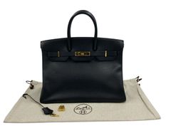 HERMES】エルメスバーキン40 ハンドバッグ ゴールド金具【極美品】○S 