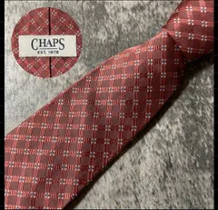 CHAPS チャップス サーモンピンク シルク ネクタイ[MSE394]のサムネイル