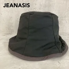 JEANASIS ジーナシス ブラック バケットハット 帽子 ハット 黒 無地 シンプル パイピング デザイン JS081189WL アダストリア カジュアル モード きれいめ ファッション 雑貨 小物 完売品 レア 合わせやすい ★ ■■のサムネイル