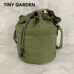 TINY GARDEN タイニーガーデン ストロール2WAYバッグ 巾着バッグ ショルダーバッグ トートバッグ ハンドバッグ 鞄 肩掛け 斜め掛け 手提げ カーキ 撥水 ナイロン 軽量 コンパクト キャンプ アウトドア ★ ■■