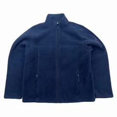 エルエルビーン フリースジャケット メンズ Mサイズ やや大きめ ダークネイビー ジップアップ 濃紺