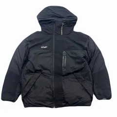 ザ ワープ 中綿ジャケット メンズ Lサイズ ブラック 止水ジップ 防寒 アウター ジャンパー 中綿パーカー 黒 シンプル テック系 アーバンアウトドア