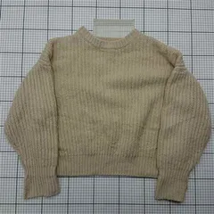 ◇ Θ マウジー MOUSSY ニットセーター ベージュ系 レディース Fサイズ E  【1602130014910】