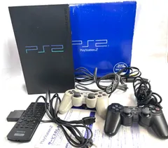 箱入SONY  SCPH-18000 ソニー PlayStation 2 プレイステーション2 PS2 本体  リモコン コントローラー 他 付属品あり 現状品