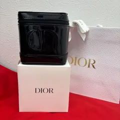 新品　Dior バニティポーチ　エナメル　黒　ノベルティ　ディオール