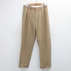 W33/古着 ラルフローレン ブランド パンツ メンズ 90年代 90s リネン 茶【spe】 26jan14