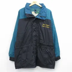 XL/古着 Wear Guard 長袖 ナイロン ジャケット メンズ 00年代 00s grand 大きいサイズ 黒他 26jan14