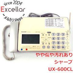 シャープSharp FAXファックスUX-600CL電話 親機のみ 動作確認済㉜ 