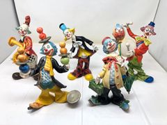 ビンテージ ピエロ フィギュア 8体セット 音楽隊 車 サーカス | Mercari