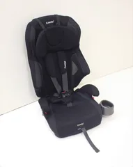 美品 ジョイトリップ エアスルー GG ブラック コンビ 1歳ごろからのジュニアシート シートベルト固定 軽量コンパクト クリーニング済み D6929305