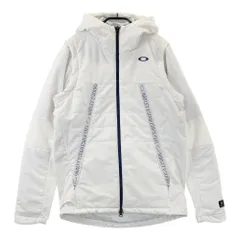 サイズ：M OAKLEY オークリー FOA401647 2WAY フード付 長袖中綿ジャケット スカル  ホワイト系 [240101609166] ゴルフウェア メンズ ストスト