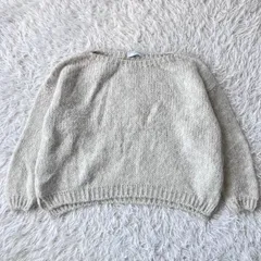 TRICOTS JEAN MARC フランス製 ニット セーター ゆったり モヘヤ混 長袖 古着 891419のサムネイル