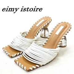 eimy istoire エイミーイストワール ストリングデザインヒールサンダル L WHT/ホワイトのサムネイル