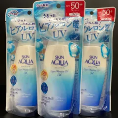 SKIN AQUA スキンアクア スーパーモイスチャーUVジェル 110g スーパーウォータープルーフ ヒアルロン酸配合 3個セット