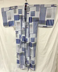 匿名配送　レディース　浴衣　カルキュロ　新吸汗速乾ポリエステル繊維　黄色　水色　青　赤　F　フリーサイズ　相当　H10