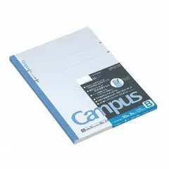 コクヨ キャンパスノー ト B罫(中横罫) A4 罫幅6mm 30枚 3冊パック ノ-203BNX3