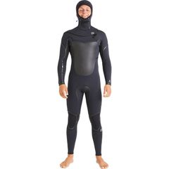Billabong Men's 504 Absolute Natural CZ Hooded Wetsuit in Black