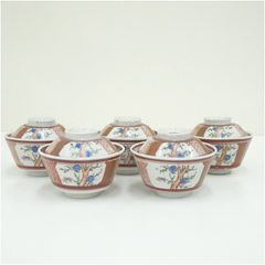 九谷焼　古九谷　赤絵金彩　花文　煎茶器　盃　五客　M　R9152 九谷焼 古九谷 赤絵金彩 花文 煎茶器 盃 五客 M R9152 - メルカリ