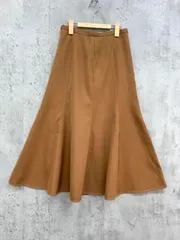 Loulou Willoughby ルルウィルビー ロング フレア スカート size1/キャメル ■◇ レディース