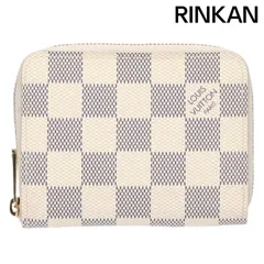 ルイヴィトン  ジッピー・コインパース M63069 ダミエラウンドジップ財布 メンズ