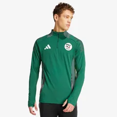 【送料無料・匿名配送】Sサイズ adidas アディダス アルジェリア代表 2024 公式 トレーニング トップ 緑 新品 正規品 日本未発売 2026W杯予選 長袖
