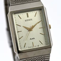 SEIKO ALBA セイコー アルバ ESTATE エステート GOLD V801-5100 メンズ腕時計 電池交換済み