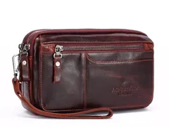 バッグ クラッチ シンプル 人気 レザー 軽量 本革 セカンドバッグ メンズ 大容量 クラッチバッグ [Meigardass]