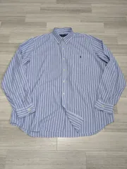 ラルフローレン ストライプ ボタンダウン XXL 長袖シャツ
