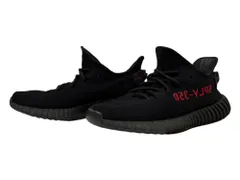 adidas (アディダス) YEEZY Boost 350 V2 イージー ブースト 350 V2 ローカットスニーカー ブレッド CP9652 27cm US9 ブラック×レッド メンズ/078